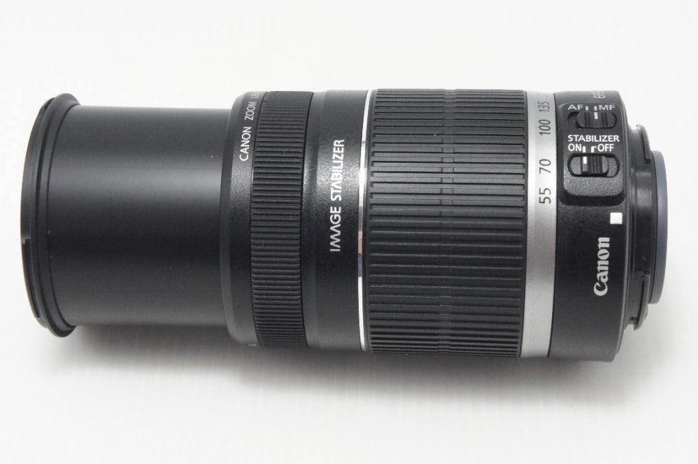 美品 Canon キヤノン EF-S 55-250mm F4-5.6 IS APS-C ズームレンズ 260727h