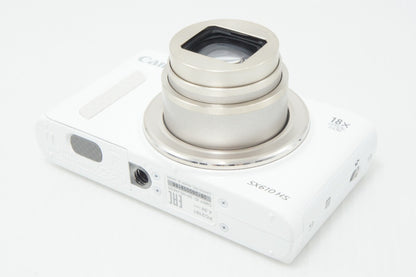 美品 Canon キヤノン PowerShot SX610 HS コンパクトデジタルカメラ ホワイト 元箱付 260727i