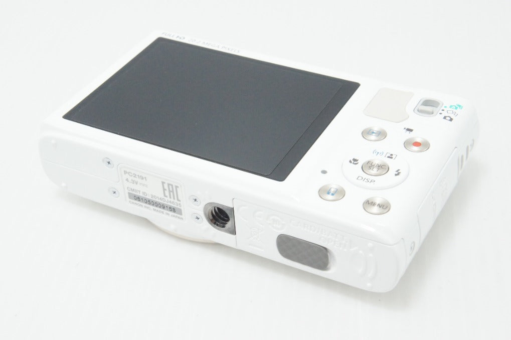 美品 Canon キヤノン PowerShot SX610 HS コンパクトデジタルカメラ ホワイト 元箱付 260727i