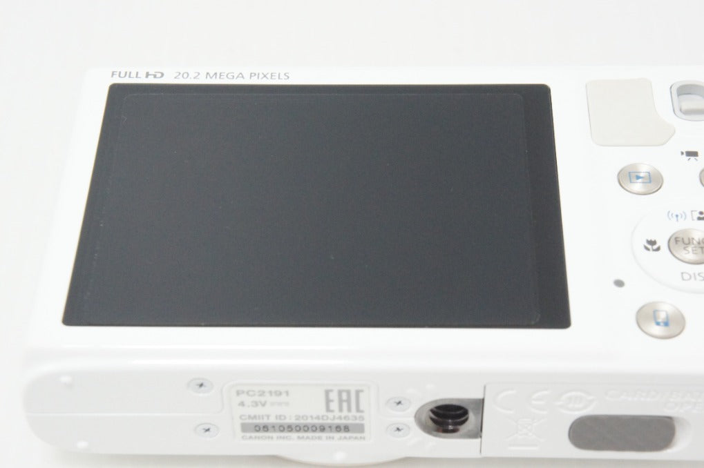 美品 Canon キヤノン PowerShot SX610 HS コンパクトデジタルカメラ ホワイト 元箱付 260727i