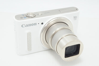 美品 Canon キヤノン PowerShot SX610 HS コンパクトデジタルカメラ ホワイト 元箱付 260727i