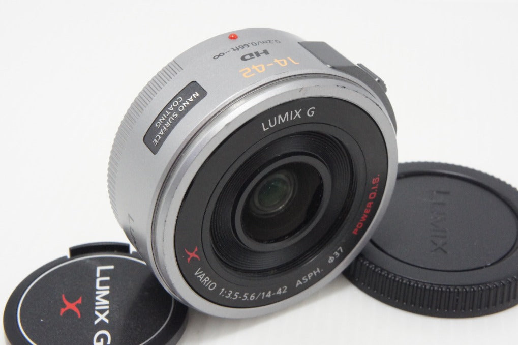 Panasonic LUMIX G X VARIO PZ 14-42mm F3.5-5.6 ASPH. POWER O.I.S. H-PS14042 マイクロフォーサーズ シルバー 260727k