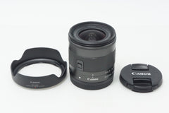 Canon キヤノン EF-M 11-22mm F4-5.6 IS STM ブラック EF-Mマウント APS-C ズームレンズ フード付 260728ac