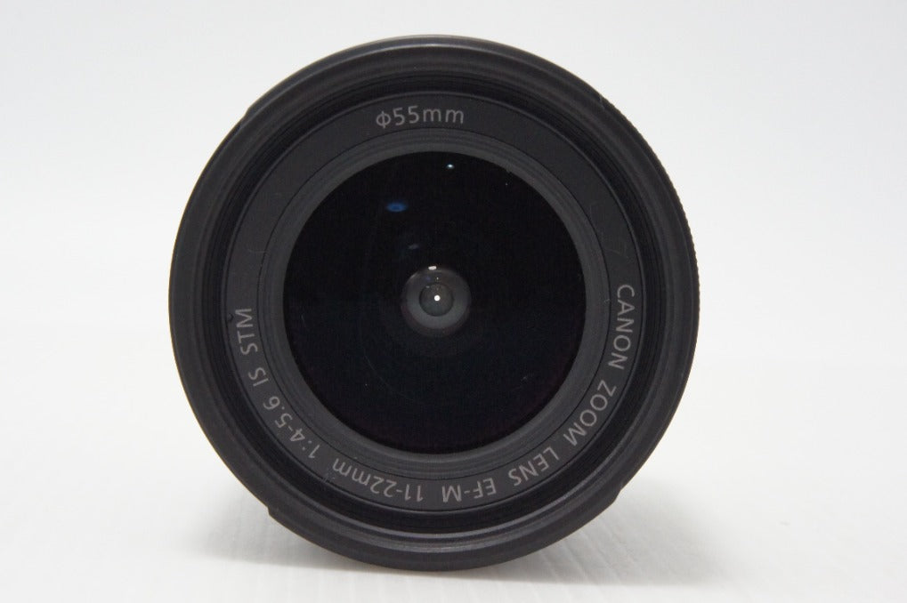 Canon キヤノン EF-M 11-22mm F4-5.6 IS STM ブラック EF-Mマウント APS-C ズームレンズ フード付 260728ac