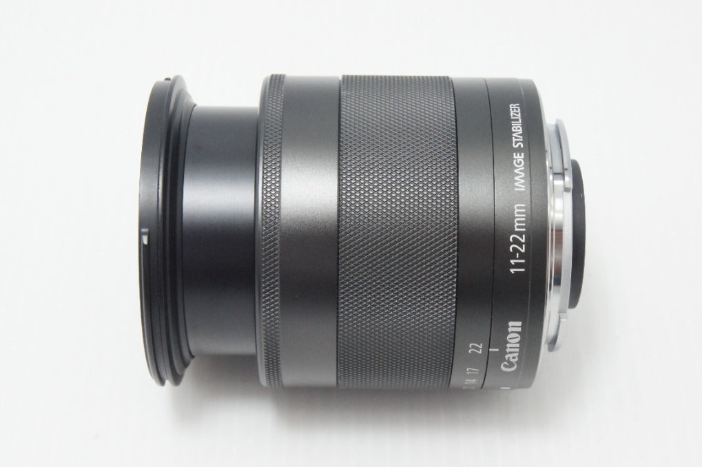 Canon キヤノン EF-M 11-22mm F4-5.6 IS STM ブラック EF-Mマウント APS-C ズームレンズ フード付 260728ac