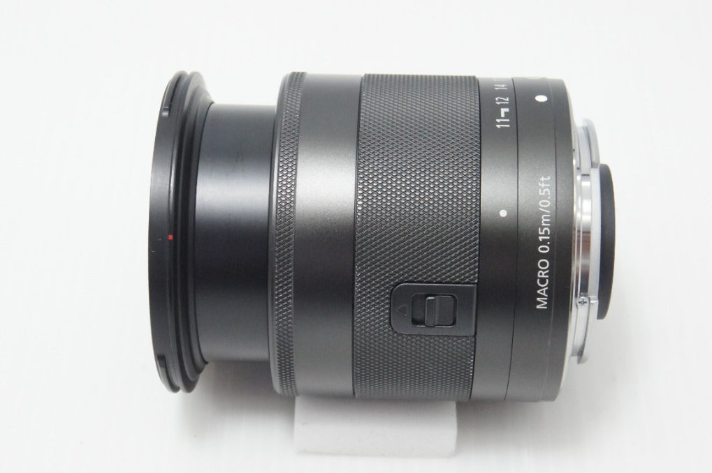 Canon キヤノン EF-M 11-22mm F4-5.6 IS STM ブラック EF-Mマウント APS-C ズームレンズ フード付 260728ac