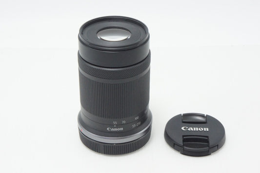 美品 Canon キヤノン RF-S 55-210mm F5-7.1 IS STM RFマウント APS-C ズームレンズ 260728ad