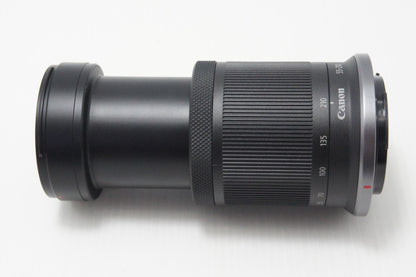 美品 Canon キヤノン RF-S 55-210mm F5-7.1 IS STM RFマウント APS-C ズームレンズ 260728ad