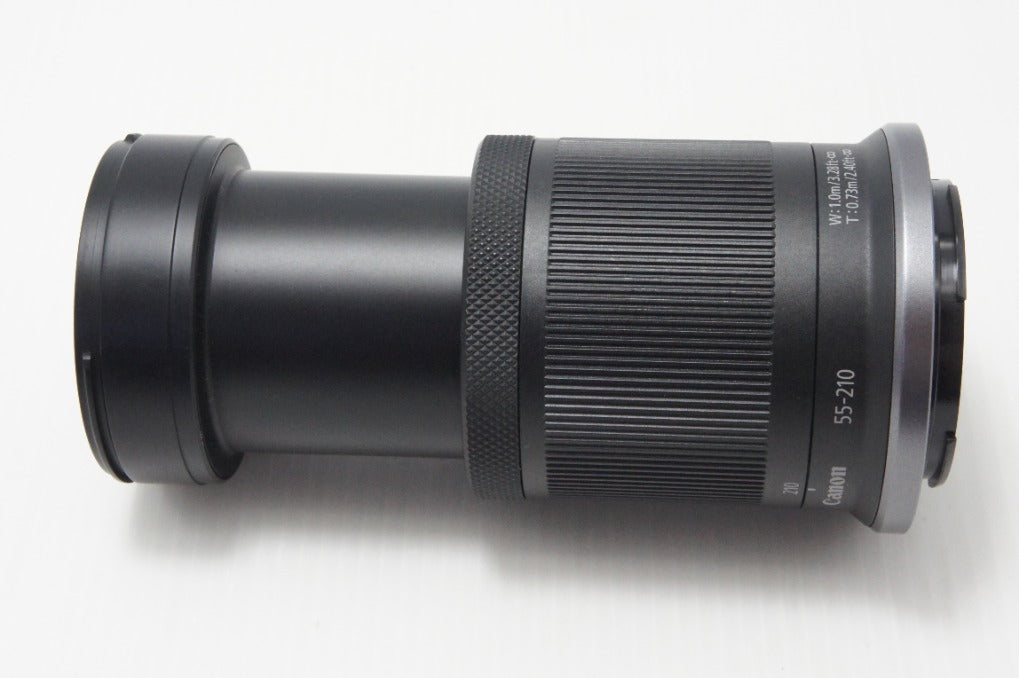 美品 Canon キヤノン RF-S 55-210mm F5-7.1 IS STM RFマウント APS-C ズームレンズ 260728ad