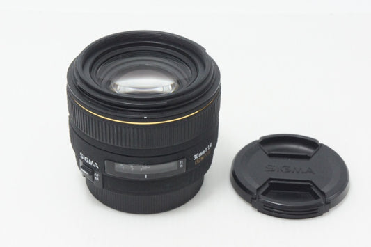 良品 SIGMA シグマ 30mm F1.4 EX DC HSM Canon キヤノン EFマウント APS-C 単焦点レンズ 260728af