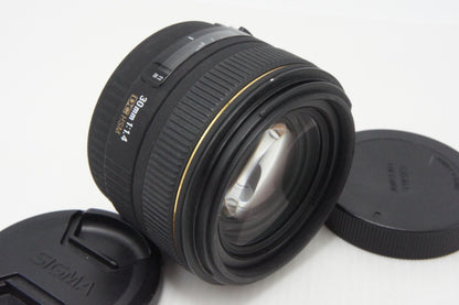 良品 SIGMA シグマ 30mm F1.4 EX DC HSM Canon キヤノン EFマウント APS-C 単焦点レンズ 260728af