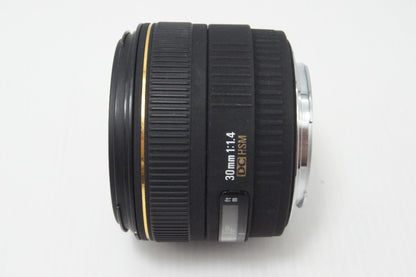 良品 SIGMA シグマ 30mm F1.4 EX DC HSM Canon キヤノン EFマウント APS-C 単焦点レンズ 260728af