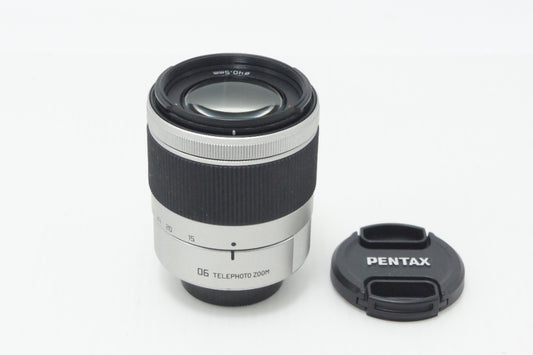 良品 PENTAX ペンタックス 06 TELEPHOTO ZOOM 15-45mm F2.8 シルバー ズームレンズ 260728ai