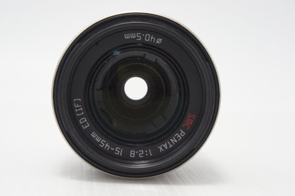 良品 PENTAX ペンタックス 06 TELEPHOTO ZOOM 15-45mm F2.8 シルバー
