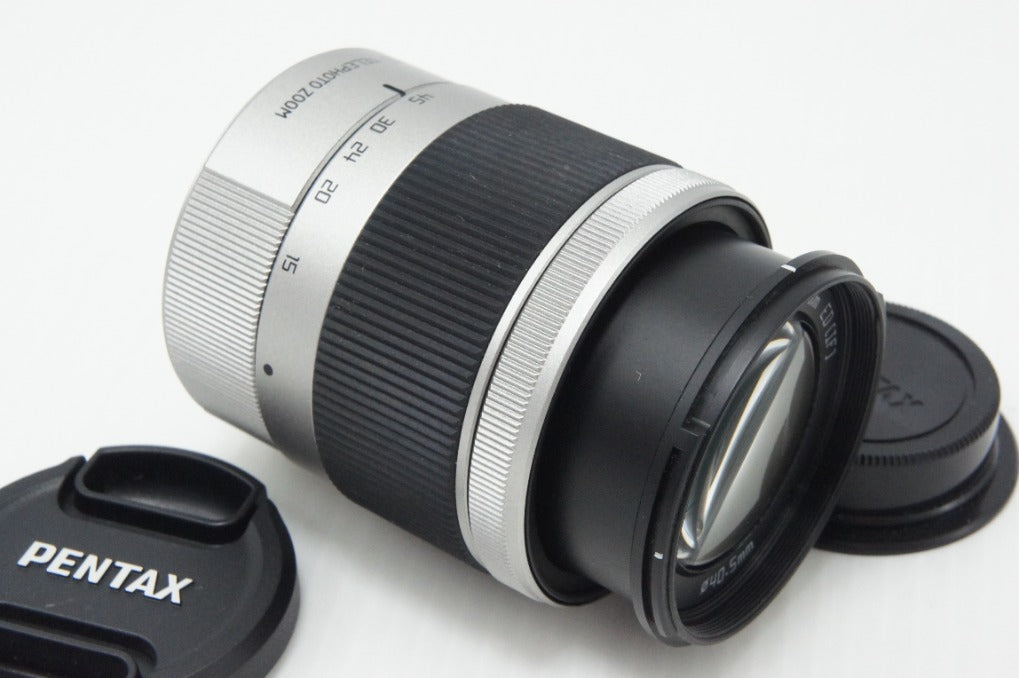 良品 PENTAX ペンタックス 06 TELEPHOTO ZOOM 15-45mm F2.8 シルバー