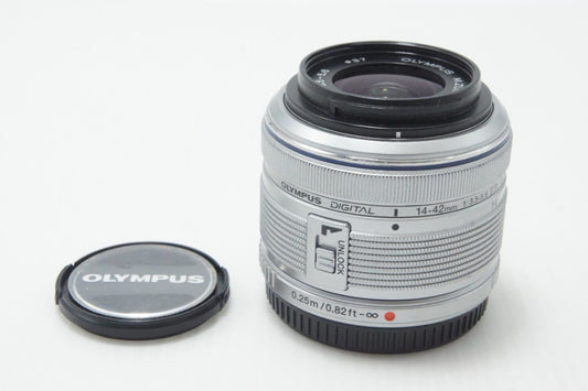 OLYMPUS M.ZUIKO DIGITAL 14-42mm F3.5-5.6 II R Micro Four Thirds Zoom Lens Silver 260728f