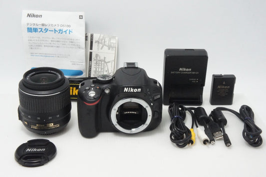 Nikon D5100 Body + AF-S DX NIKKOR 18-55mm VR Lens Kit Digital SLR Camera 260728j