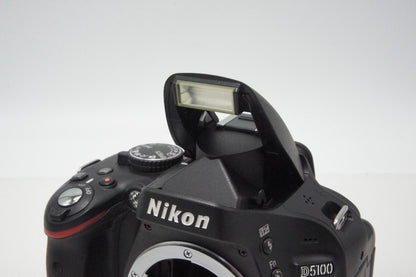 Nikon ニコン D5100 ボディ + AF-S DX NIKKOR 18-55mm VR レンズキット デジタル一眼レフカメラ 260728j