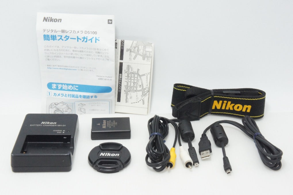 Nikon ニコン D5100 ボディ + AF-S DX NIKKOR 18-55mm VR レンズキット デジタル一眼レフカメラ 260728j
