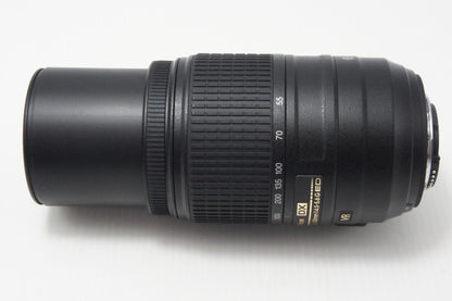 美品 Nikon ニコン AF-S DX NIKKOR 55-300mm F4.5-5.6G ED VR APS-C ズームレンズ フード付 260728k