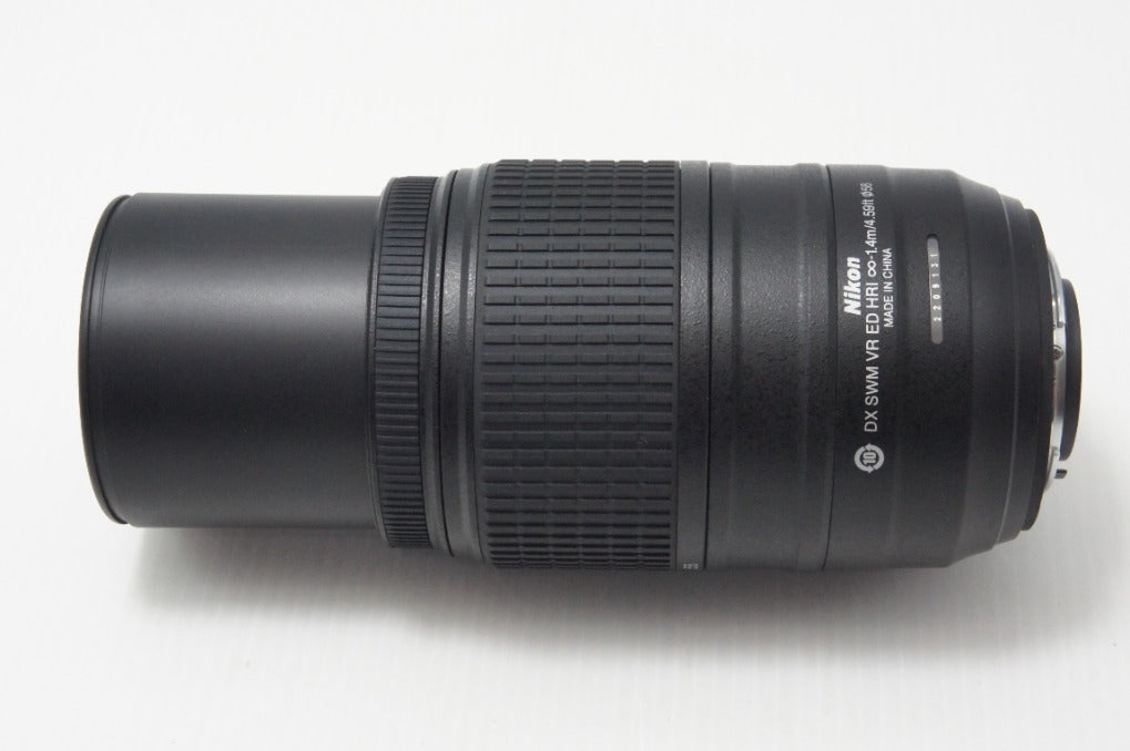 美品 Nikon ニコン AF-S DX NIKKOR 55-300mm F4.5-5.6G ED VR APS-C ズームレンズ フード付 260728k