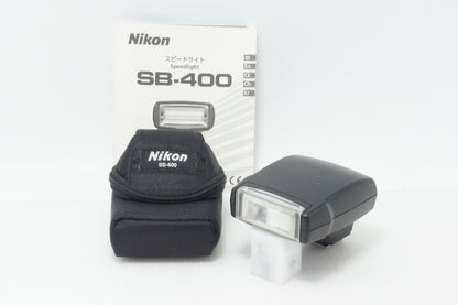 美品 Nikon ニコン SPEEDLIGHT SB-400 スピードライト ポーチ付 260728l