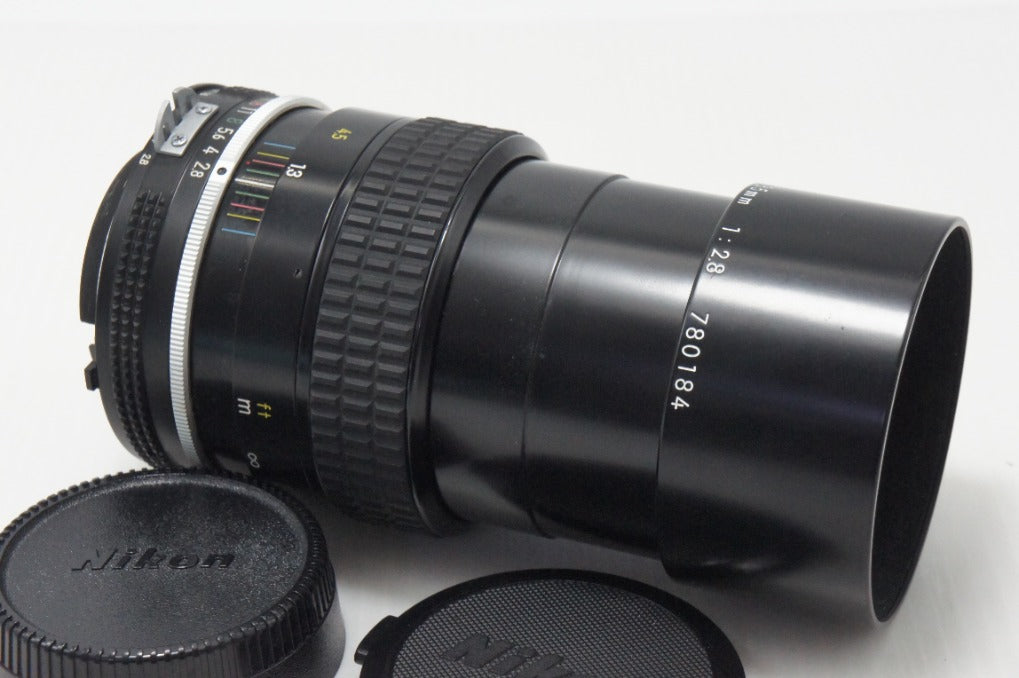 美品 Nikon ニコン Ai Nikkor 135mm F2.8 単焦点レンズ 260728o