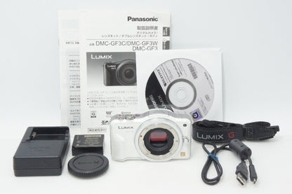 Panasonic パナソニック LUMIX DMC-GF3 ボディ ミラーレス一眼カメラ ホワイト 260728p