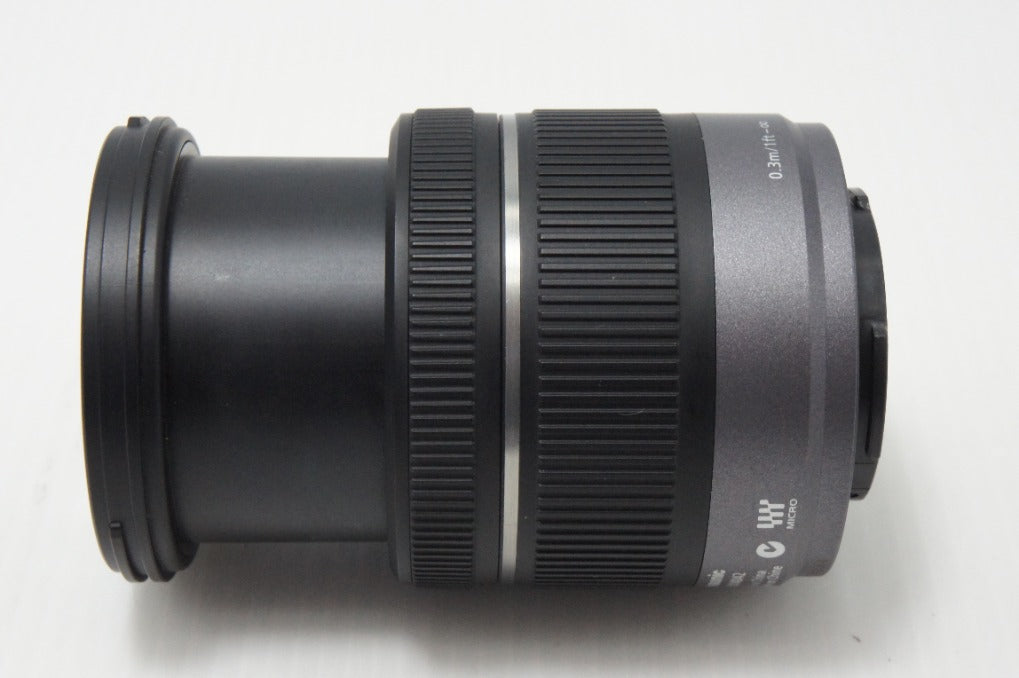 美品 Panasonic LUMIX G VARIO 14-42mm F3.5-5.6 ASPH. MEGA O.I.S H-FS014042 マイクロフォーサーズ フード付 260728q