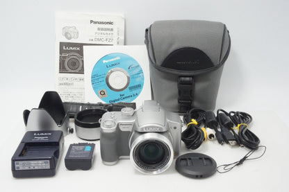 良品 Panasonic パナソニック LUMIX DMC-FZ7-S デジタルカメラ シルバー ケース付 260728s