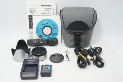 良品 Panasonic パナソニック LUMIX DMC-FZ7-S デジタルカメラ シルバー ケース付 260728s