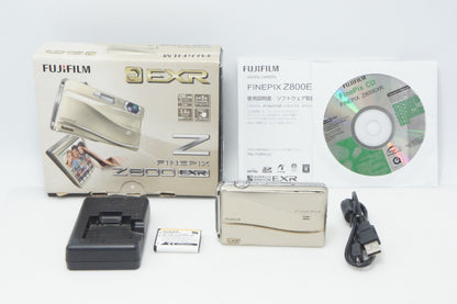 FUJIFILM フジフィルム FinePix Z800EXR コンパクトデジタルカメラ ゴールド 元箱付 260728v