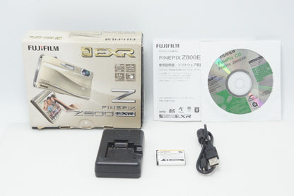 FUJIFILM フジフィルム FinePix Z800EXR コンパクトデジタルカメラ ゴールド 元箱付 260728v