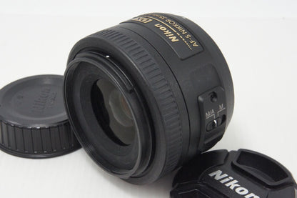 美品 Nikon ニコン AF-S DX NIKKOR 35mm F1.8G APS-C フード ポーチ付 260728x