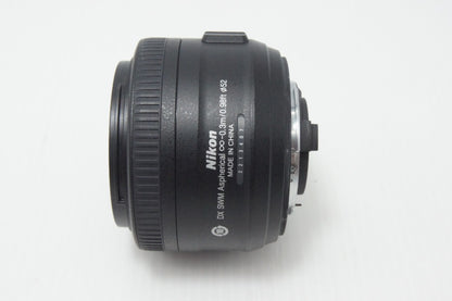 美品 Nikon ニコン AF-S DX NIKKOR 35mm F1.8G APS-C フード ポーチ付 260728x