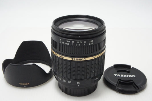 TAMRON AF 18-200mm F3.5-6.3 XR Di II LD Aspherical IF MACRO A14 Nikon F-mount APS-C with Hood 260728y