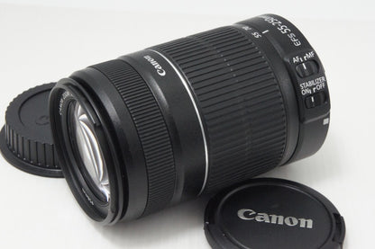 美品 Canon キヤノン EF-S 55-250mm F4-5.6 IS II APS-C ズームレンズ 260729b