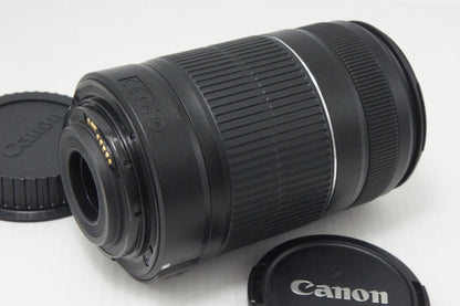 美品 Canon キヤノン EF-S 55-250mm F4-5.6 IS II APS-C ズームレンズ 260729b