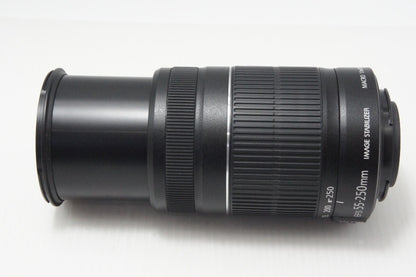 美品 Canon キヤノン EF-S 55-250mm F4-5.6 IS II APS-C ズームレンズ 260729b