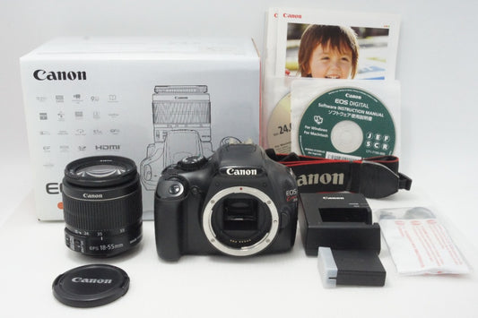 Canon キヤノン EOS Kiss X50 ボディ + EF-S 18-55mm IS II レンズキット デジタル一眼レフカメラ 260729c