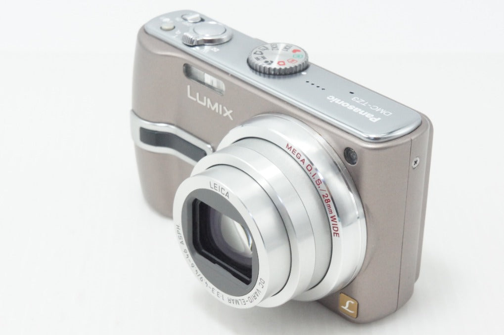 美品 Panasonic パナソニック LUMIX DMC-TZ3 コンパクトデジタルカメラ ブラウン ケース 元箱付 260729e