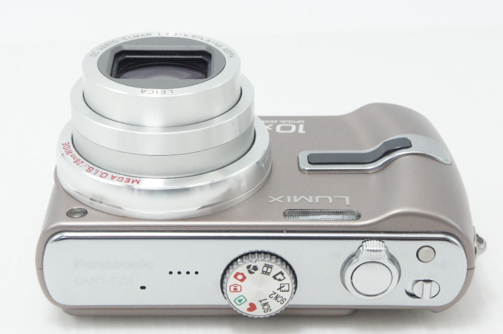 美品 Panasonic パナソニック LUMIX DMC-TZ3 コンパクトデジタルカメラ ブラウン ケース 元箱付 260729e