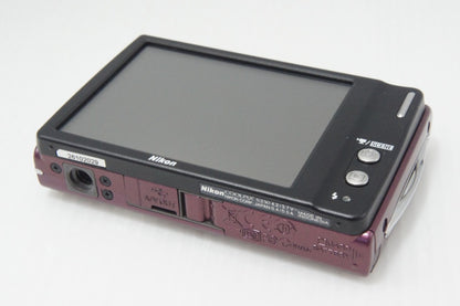 美品 Nikon ニコン COOLPIX S230 コンパクトデジタルカメラ パープル 260729f
