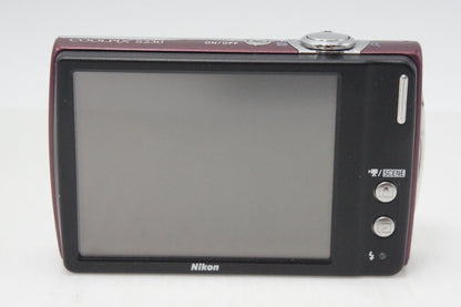 美品 Nikon ニコン COOLPIX S230 コンパクトデジタルカメラ パープル 260729f
