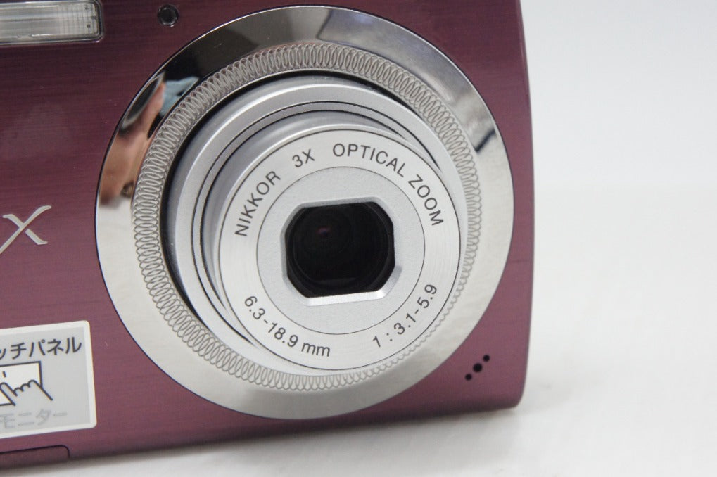 美品 Nikon ニコン COOLPIX S230 コンパクトデジタルカメラ パープル 260729f
