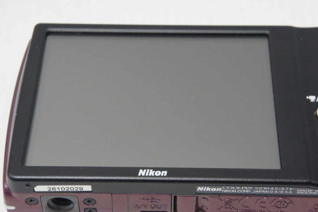 美品 Nikon ニコン COOLPIX S230 コンパクトデジタルカメラ パープル 260729f