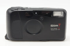 良品 KYOCERA 京セラ Slim T (Carl Zeiss Tessar 35mm F3.5) 35mmコンパクトフィルムカメラ 260729g