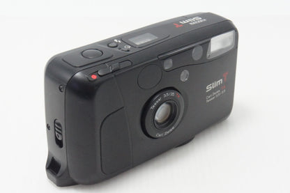 良品 KYOCERA 京セラ Slim T (Carl Zeiss Tessar 35mm F3.5) 35mmコンパクトフィルムカメラ 260729g