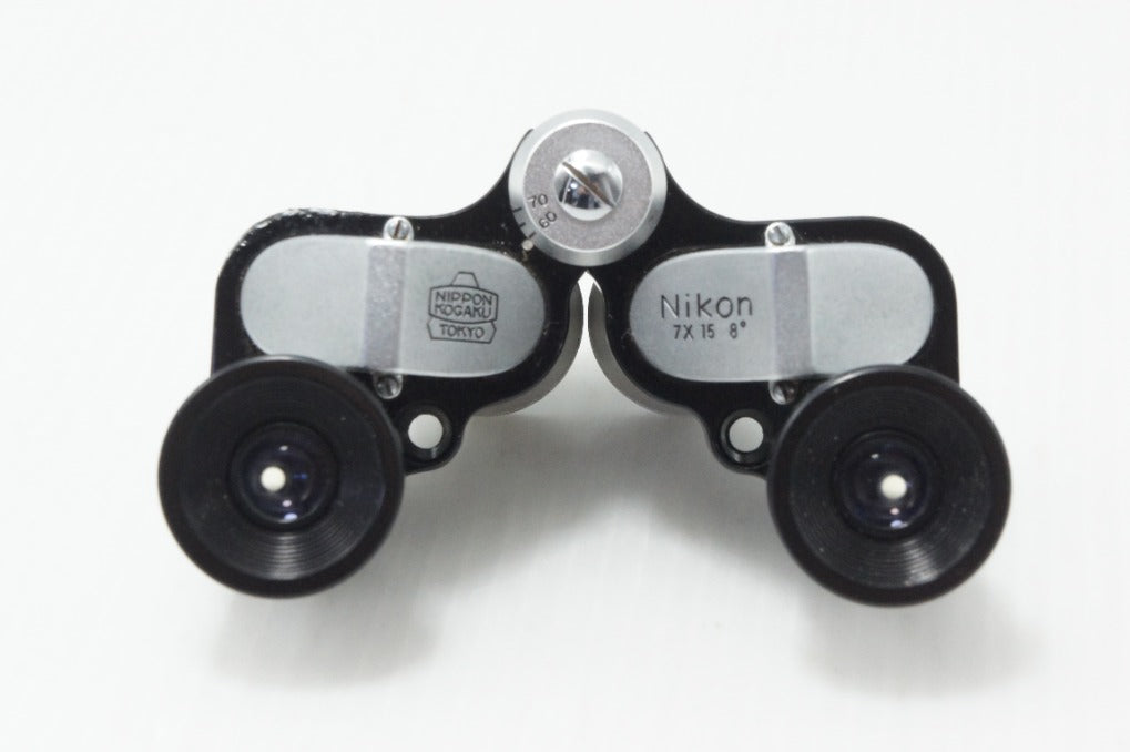 MikronミクロンNIPPON KOGAKU 7×15 80 双眼鏡G-263 希少 Nikon ニコン 7x15 8° 双眼鏡 NIPPON KOGAKU TOKYO ロゴ 260729h