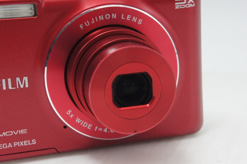 良品 FUJIFILM フジフィルム FinePix JX650 コンパクトデジタルカメラ レッド 260729m